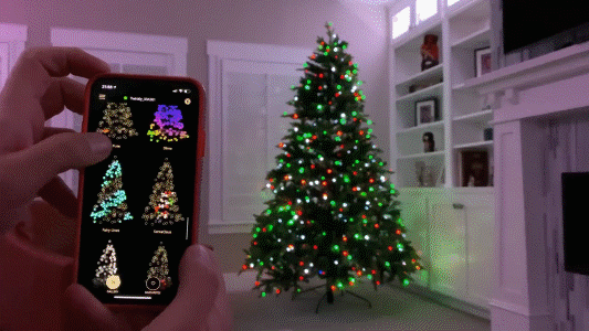 Árvore de Natal animada